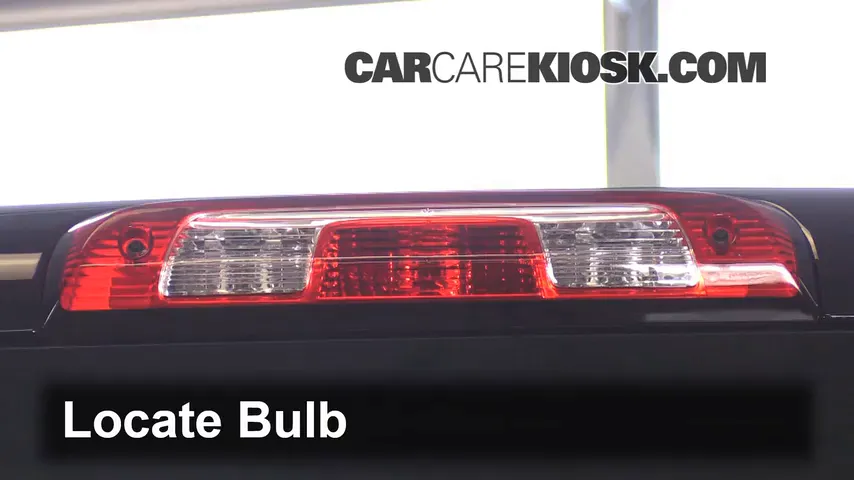 2015 GMC Sierra 2500 HD 6.0L V8 FlexFuel Extended Cab Pickup Lights Center Brake Light (replace bulb)